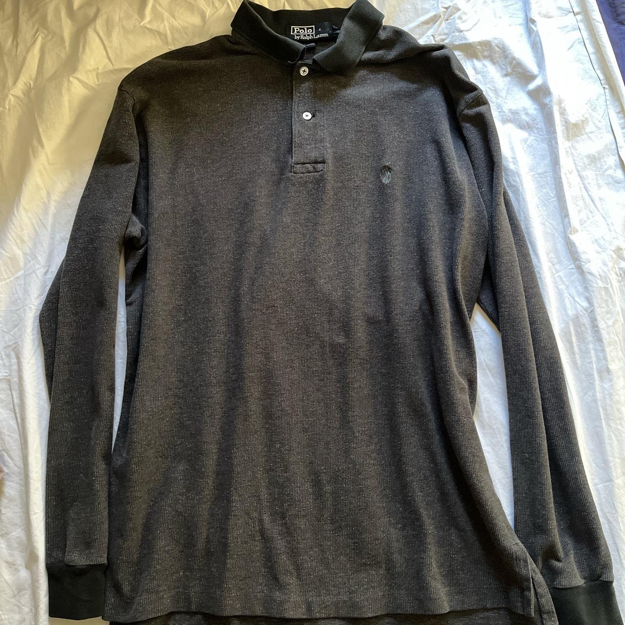 vintage black ralph lauren polo super sick polo,... - Depop