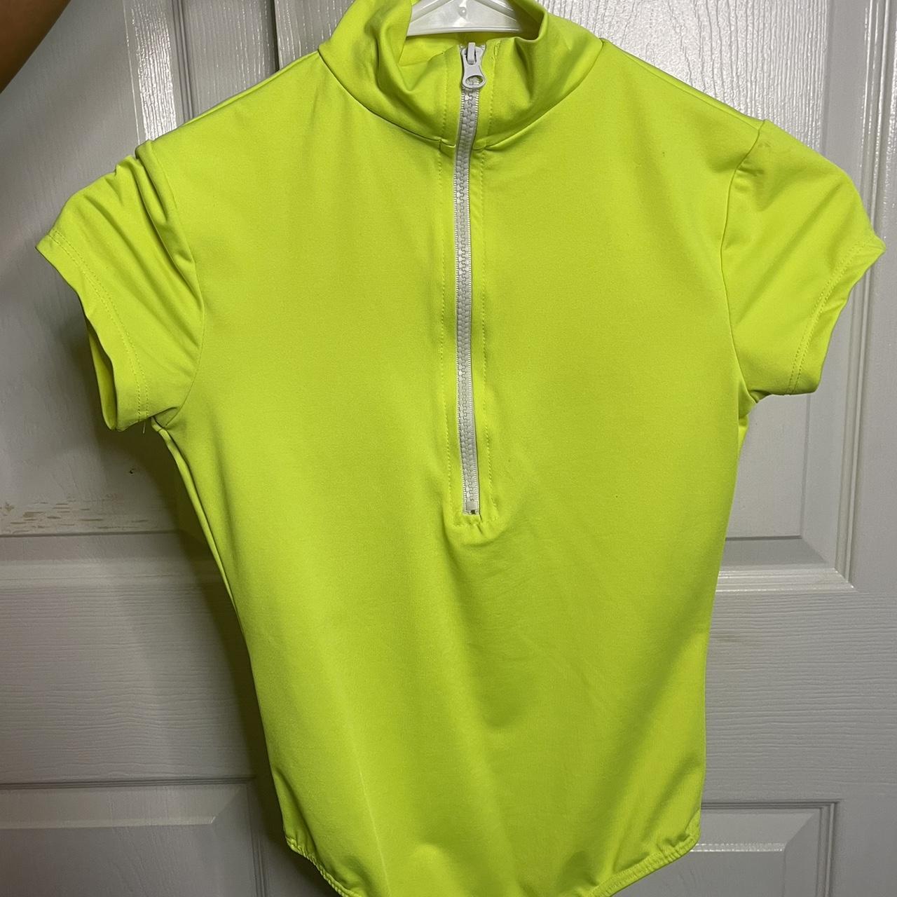 Forever 21 neon bodysuit Depop