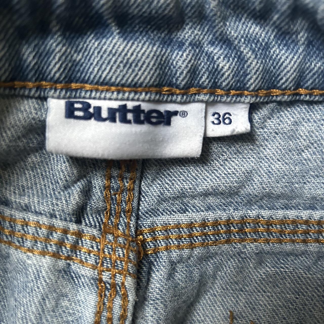 36’ inch waist; Butter Goods Jeans; Apple with... Depop