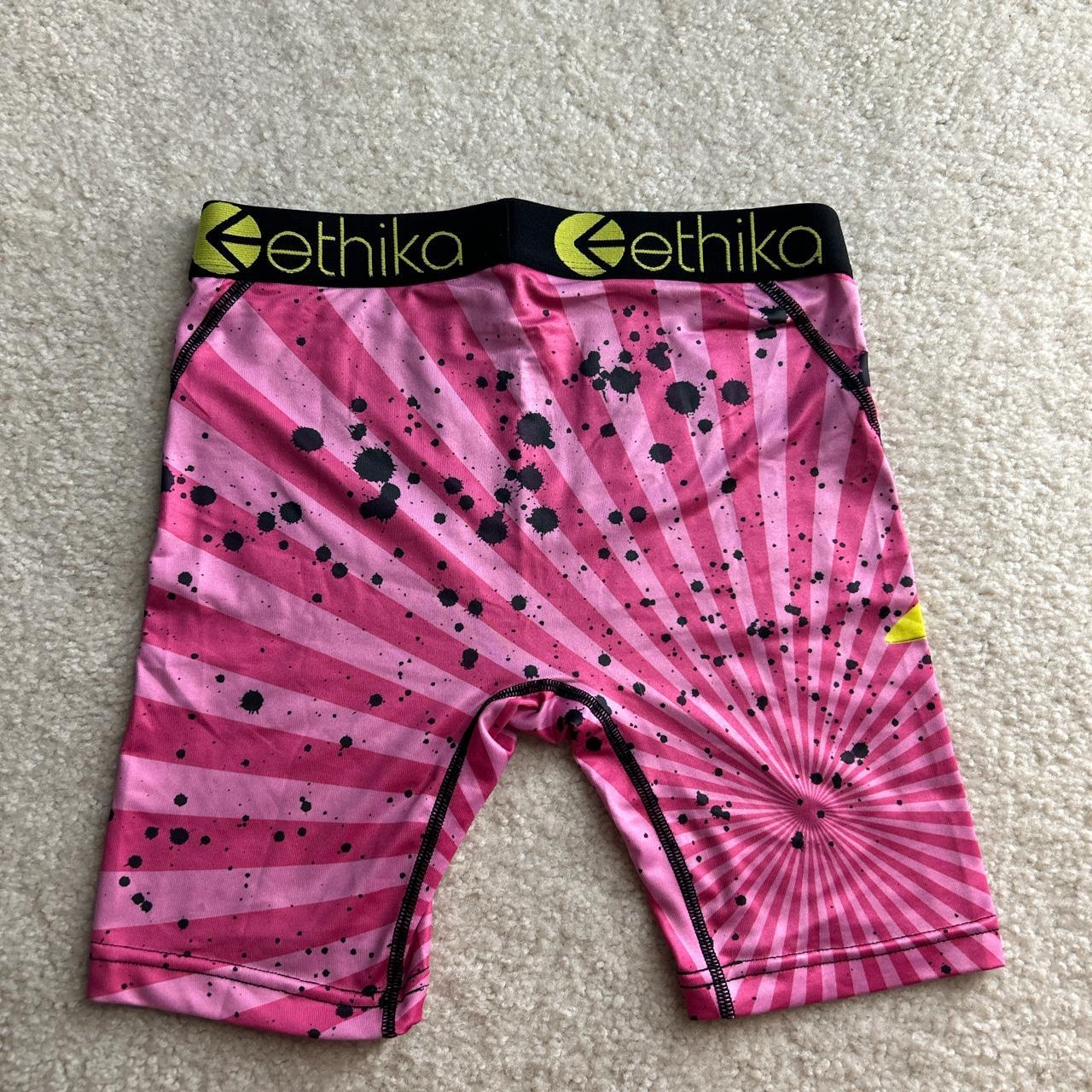 Ethika Women's Yellow and Pink Boxersandbriefs Depop
