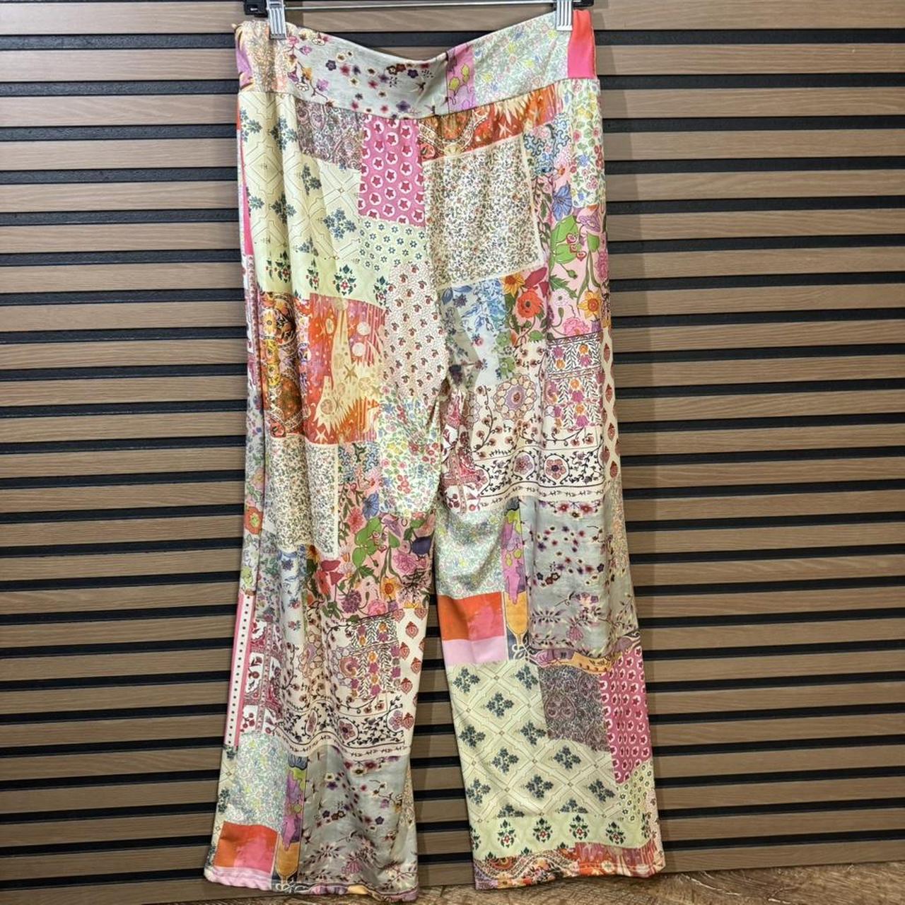 Women's Patched Pants - Multi – Boho Patchwork Wi… - image 6