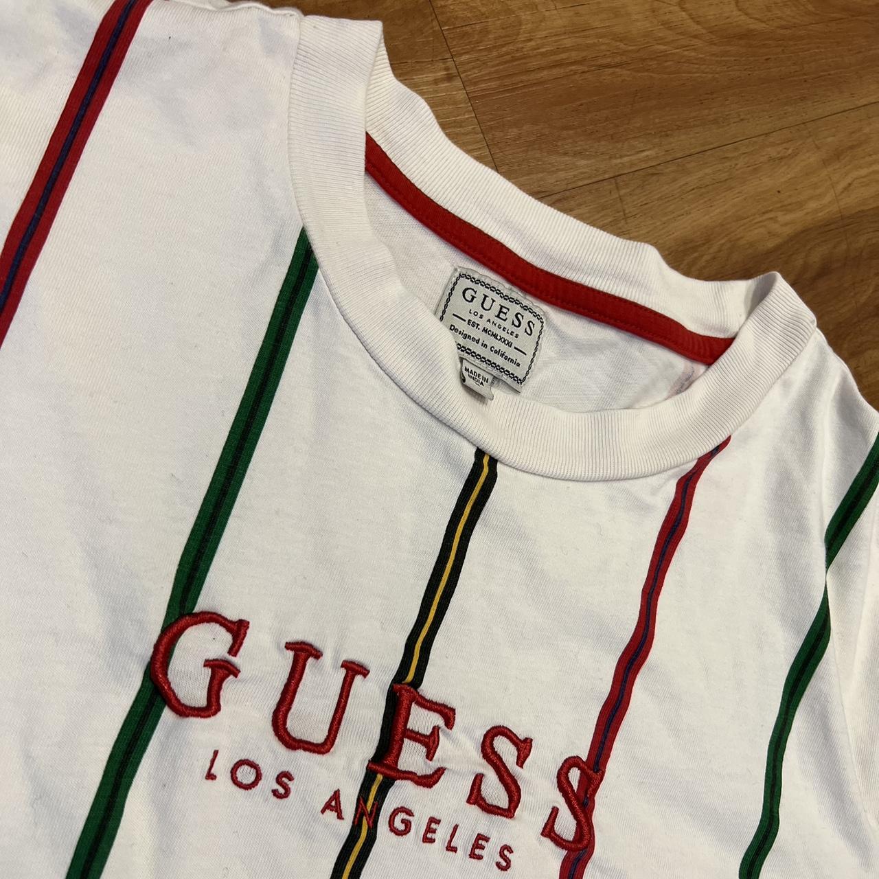 Guess pinstripe fashion shirt