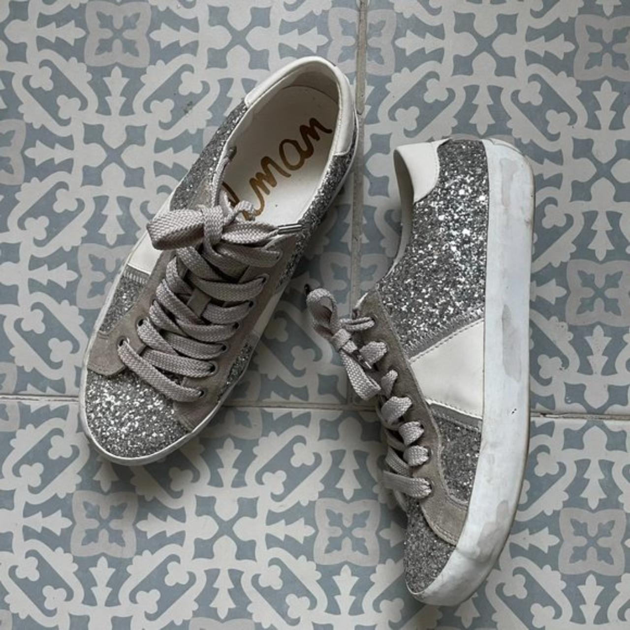 Sam edelman glitter sneakers on sale