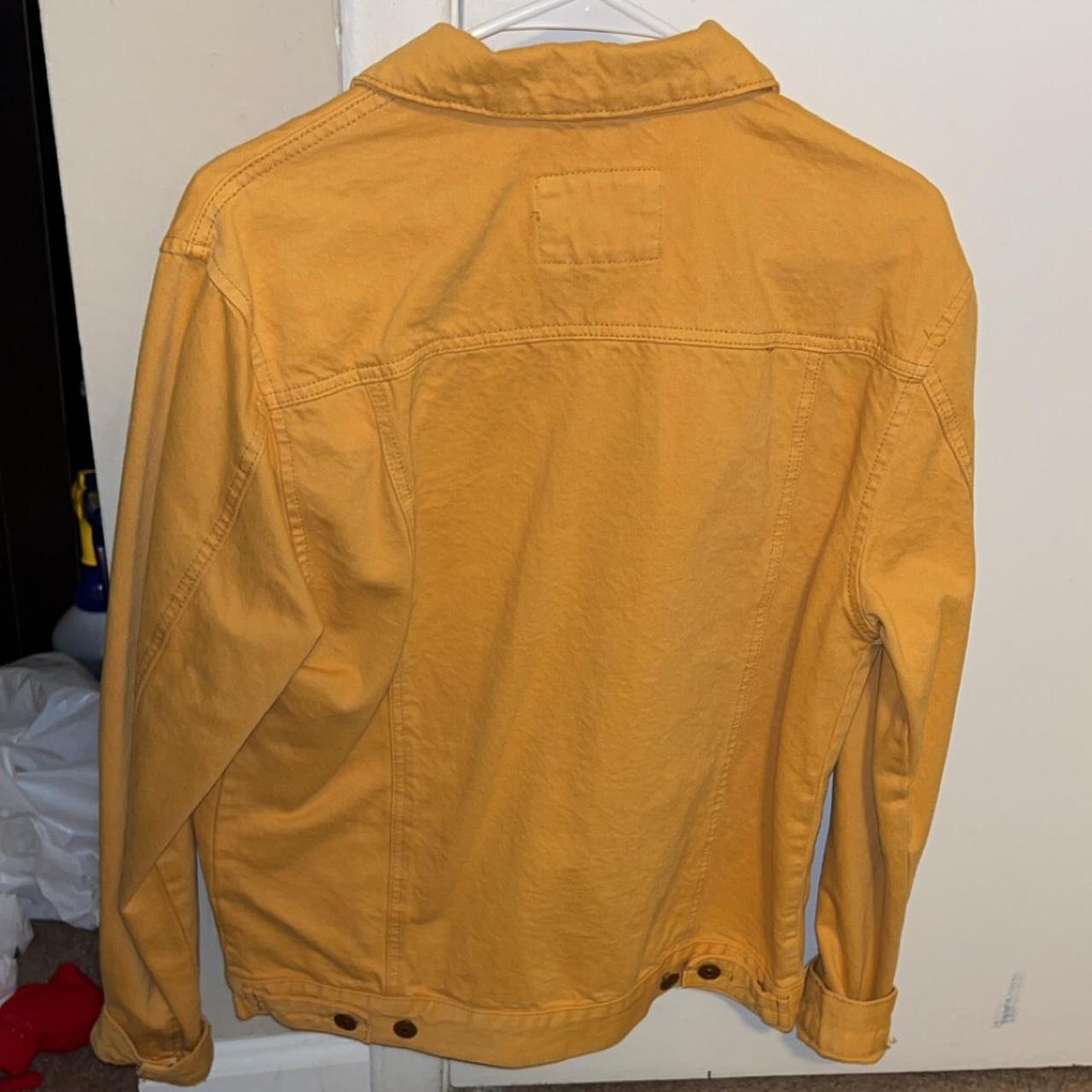 FOREVER 21 Men s Mustard Yellow Denim Jean Jacket. Depop