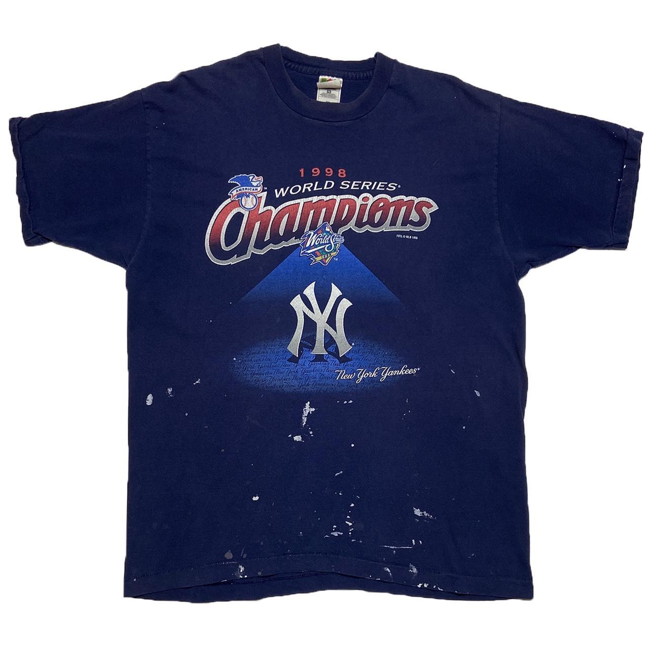 Vintage New York Yankees 1998 World Series Champions - Depop