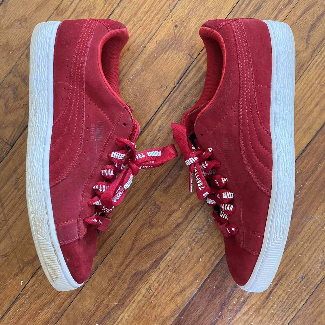 Trapstar Men's Red And White Trainers 