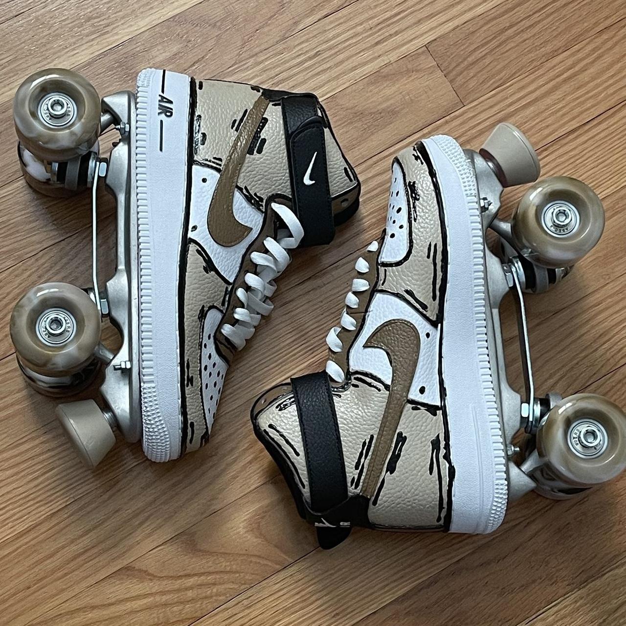 Skating in air force ones online