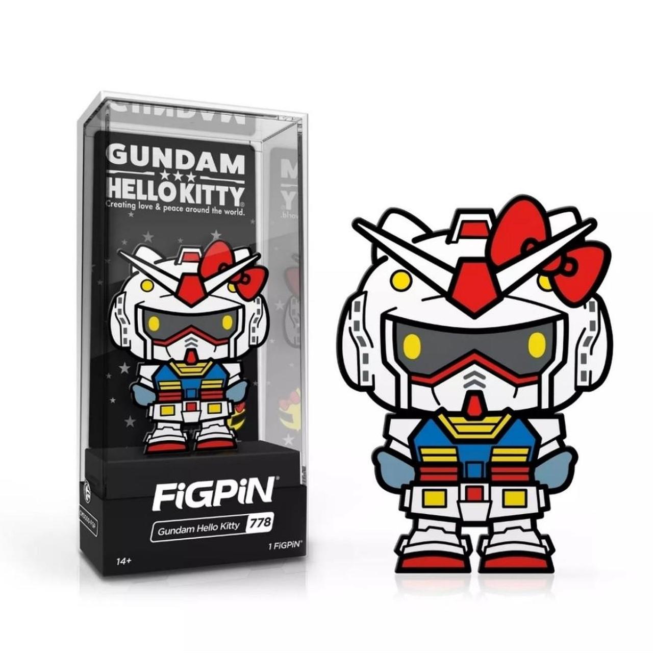 Hello Kitty Gundam Collectible Enamel saving Pin