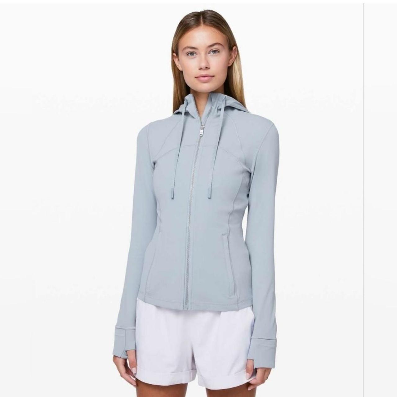 Outlet Lululemon Hooded Define Jacket *Nulu Pastel Blue (8)