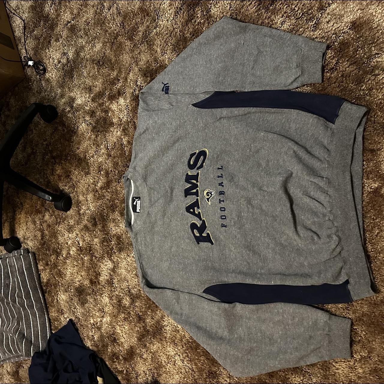 vintage puma Rams crewneck sweatshirt! looks new but - Depop