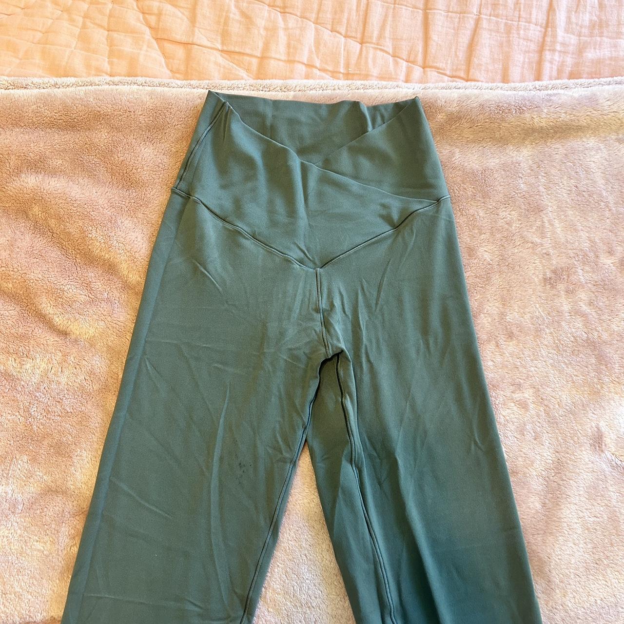 AERIE OFFLINE green crossover leggings! - worn a... - Depop