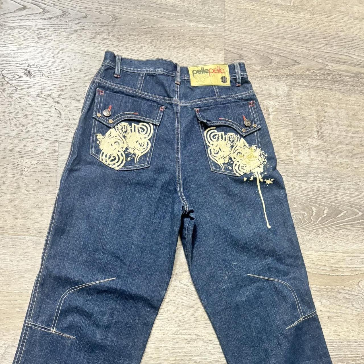 Pelle Pelle Men's Jeans - Blue/Navy - 32" – Never use!!!! I see offers!!!! Pelle Pelle …