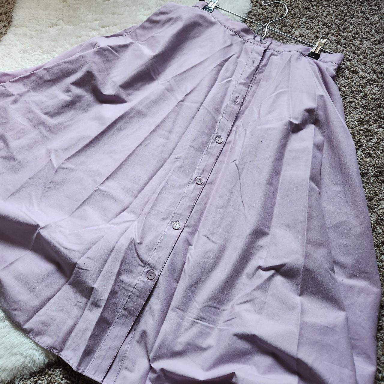 Uniqlo button down clearance skirt