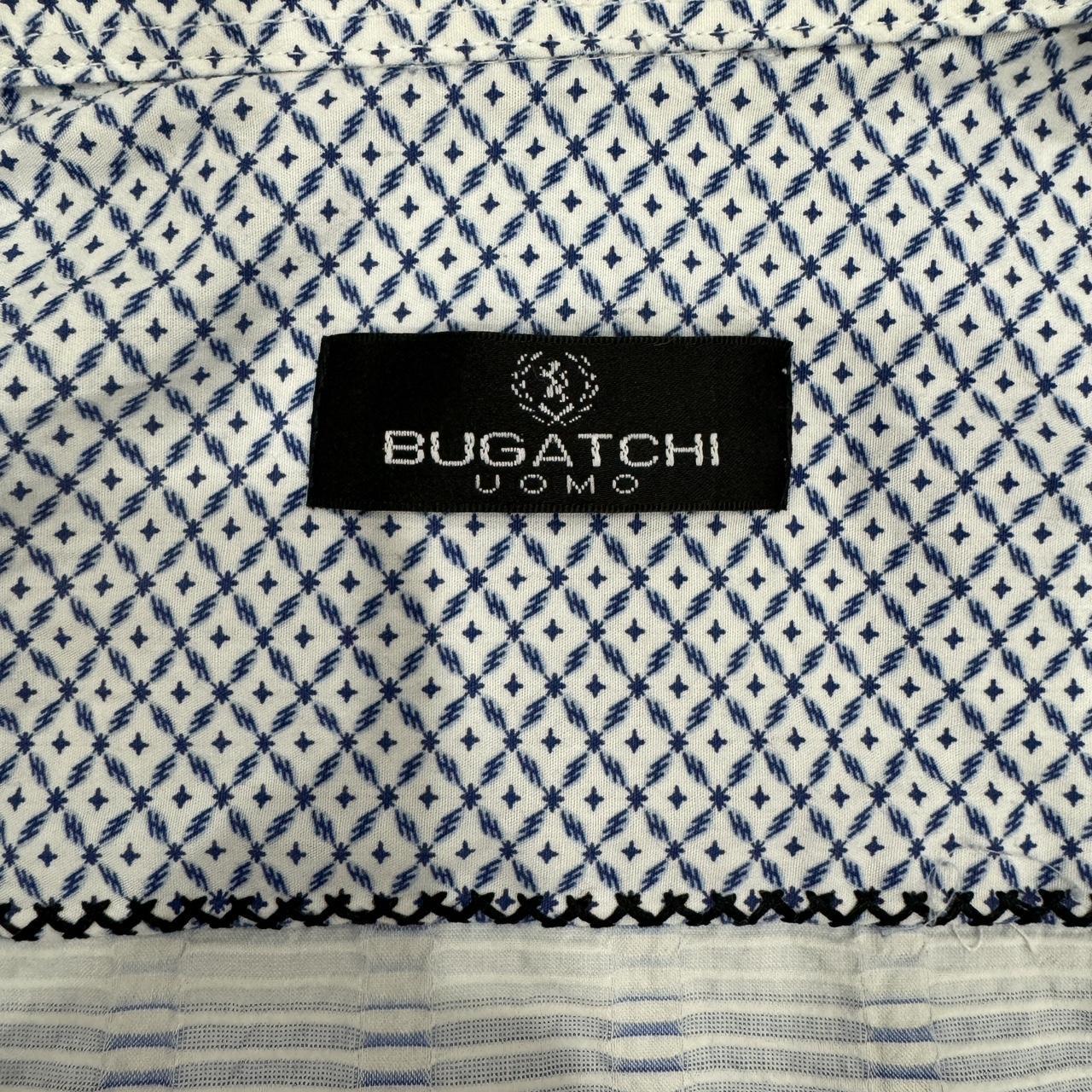 Bugatchi Men's Blue and White Polo-shirts (5)