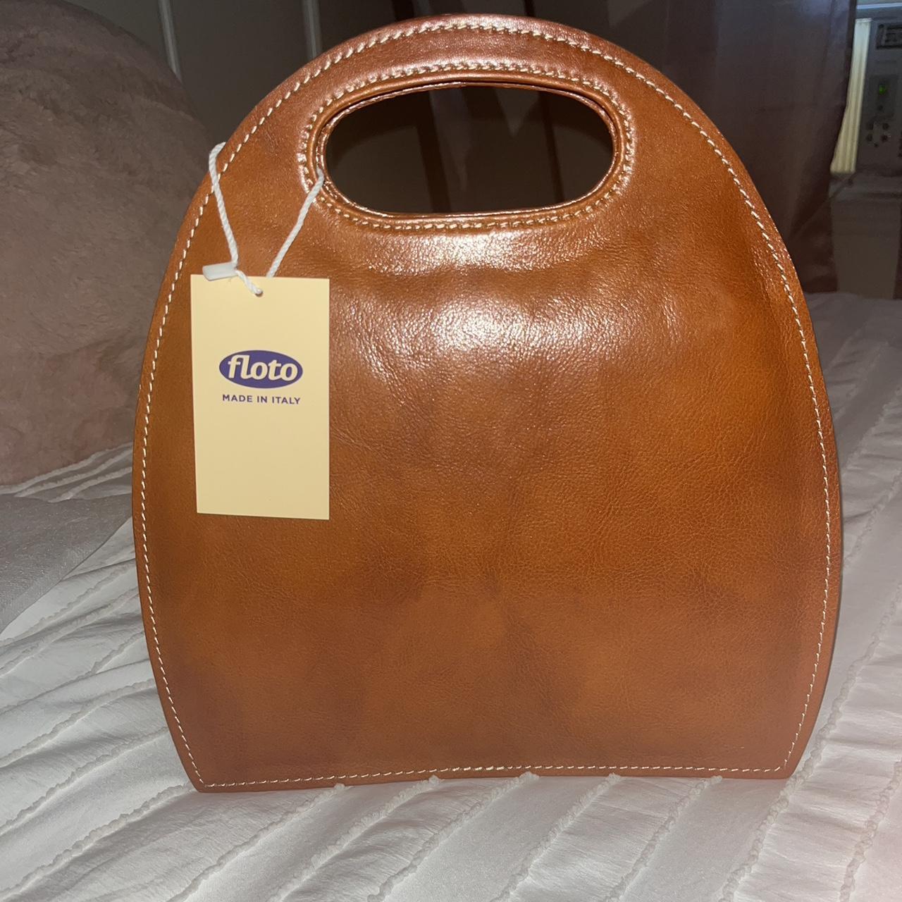 Floto tan and brown leather purse REAL LEATHER Depop