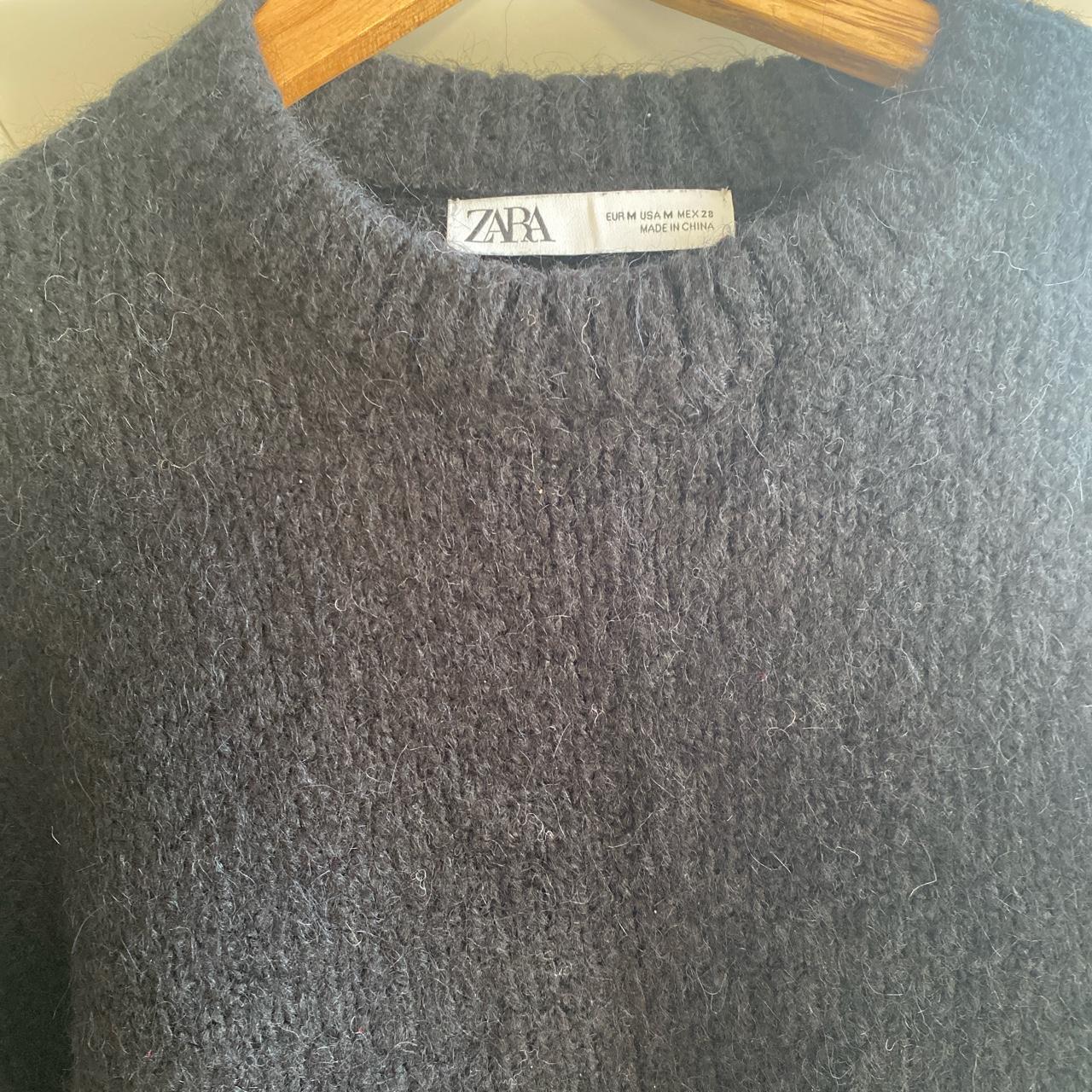 Zara cropped jumper , size S , wool blend. Depop