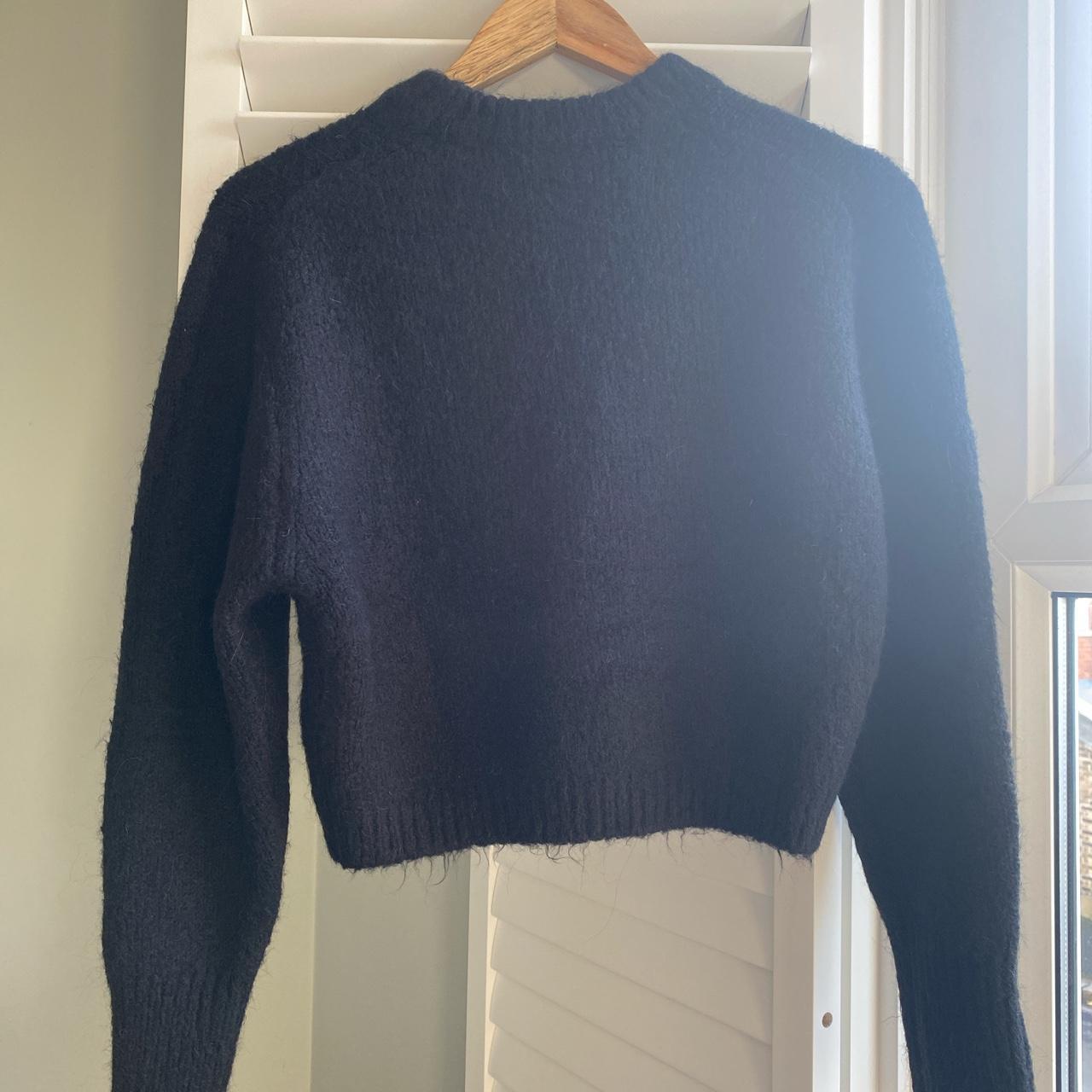 Zara cropped jumper , size S , wool blend .... - Depop