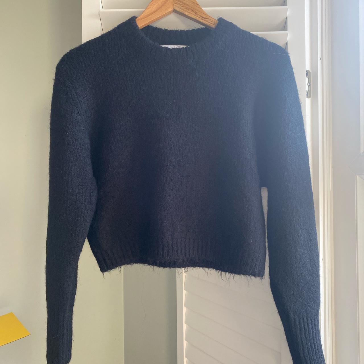 Zara cropped jumper , size S , wool blend .... - Depop