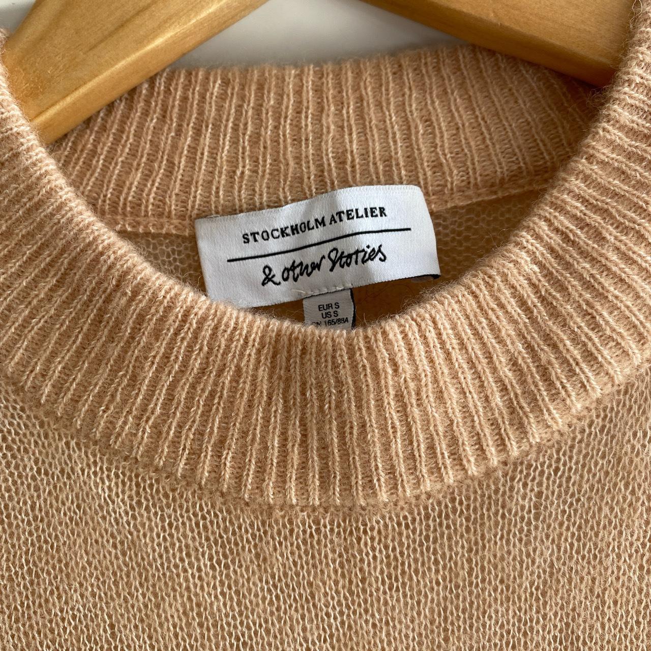 &other stories peach jumper , size S . Great condition - Depop