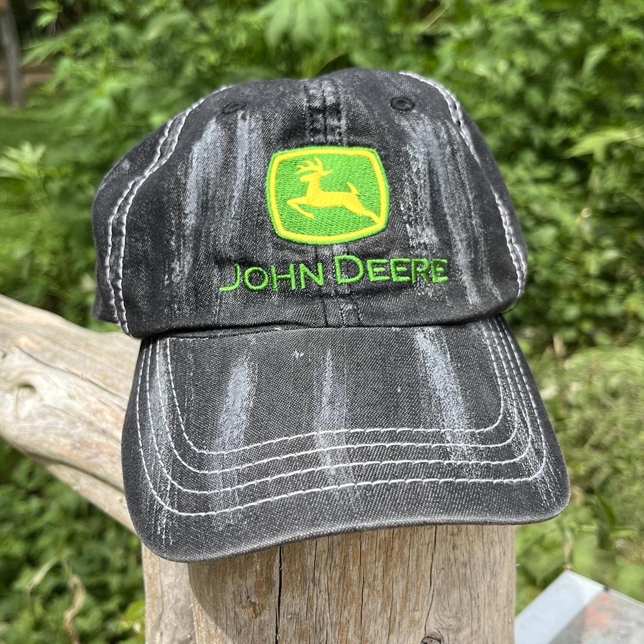 Y2K Distressed John Deere Hat OSFA Great condition | Depop