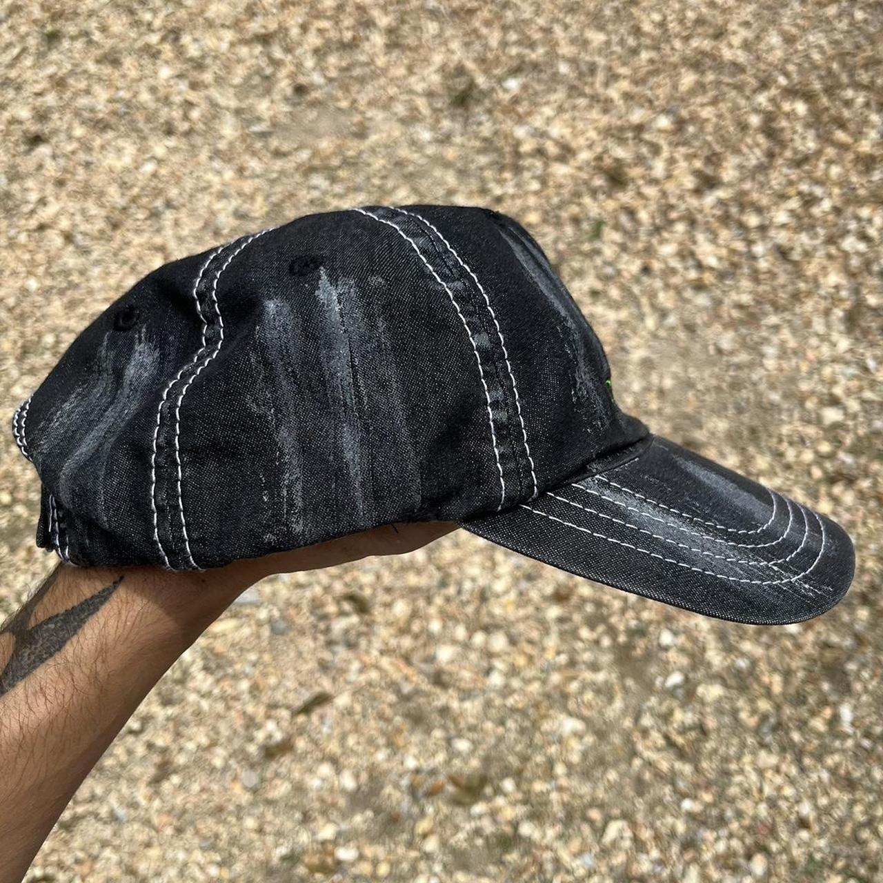 帽子 sanctuary oopsclothing 707spot Y2K jersey shore style hat 🤍 Peace and love all over | Depop
