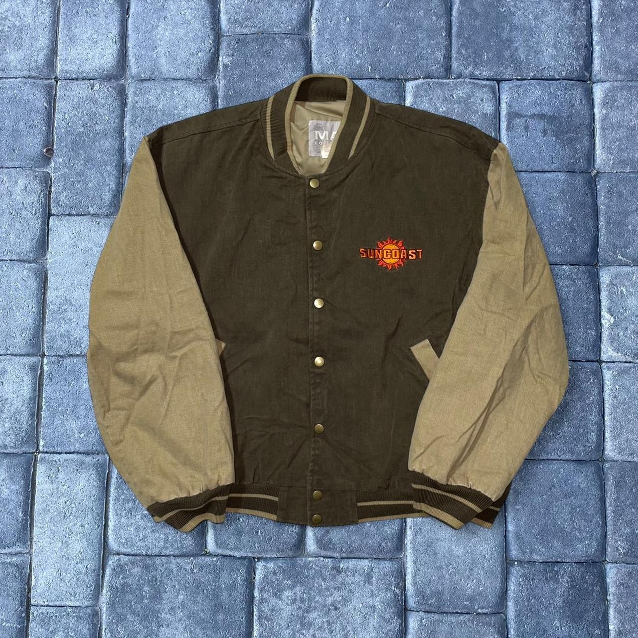 Preloved Men's Bomber Jacket - Khaki/Tan – vintag… - image 2