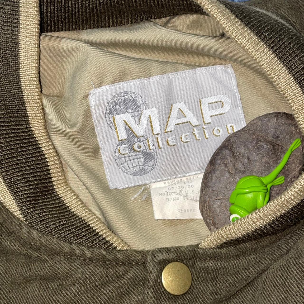 Preloved Men's Bomber Jacket - Khaki/Tan – vintag… - image 5