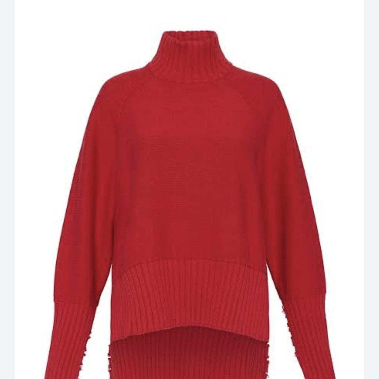 Aje Anais red knitting jumper size XL - Depop