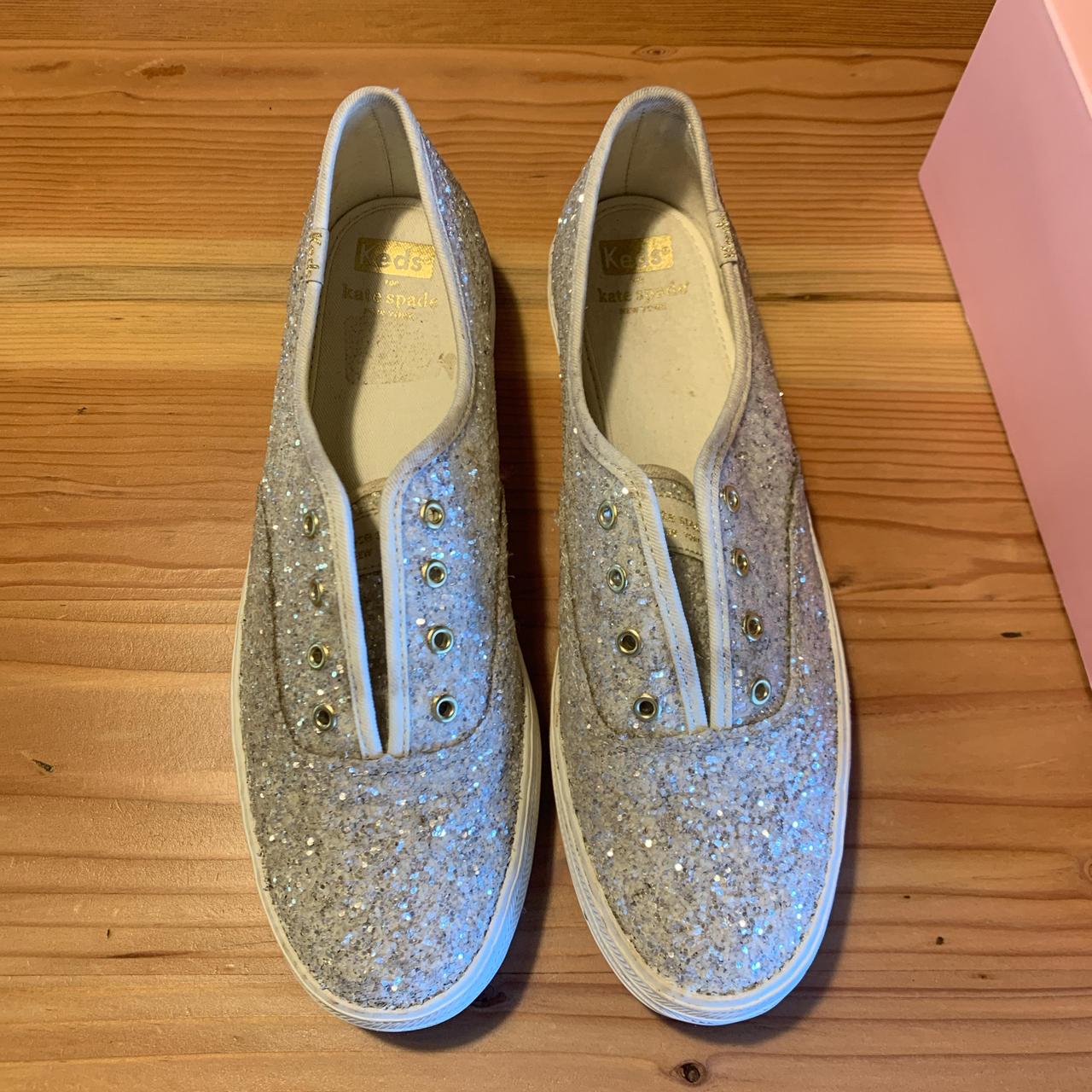 Silver keds kate spade online