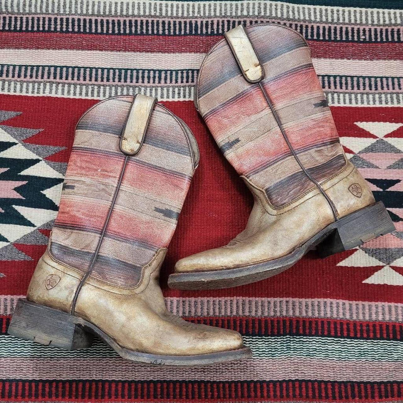 Ariat Circuit Savanna Western Leather Boots Depop