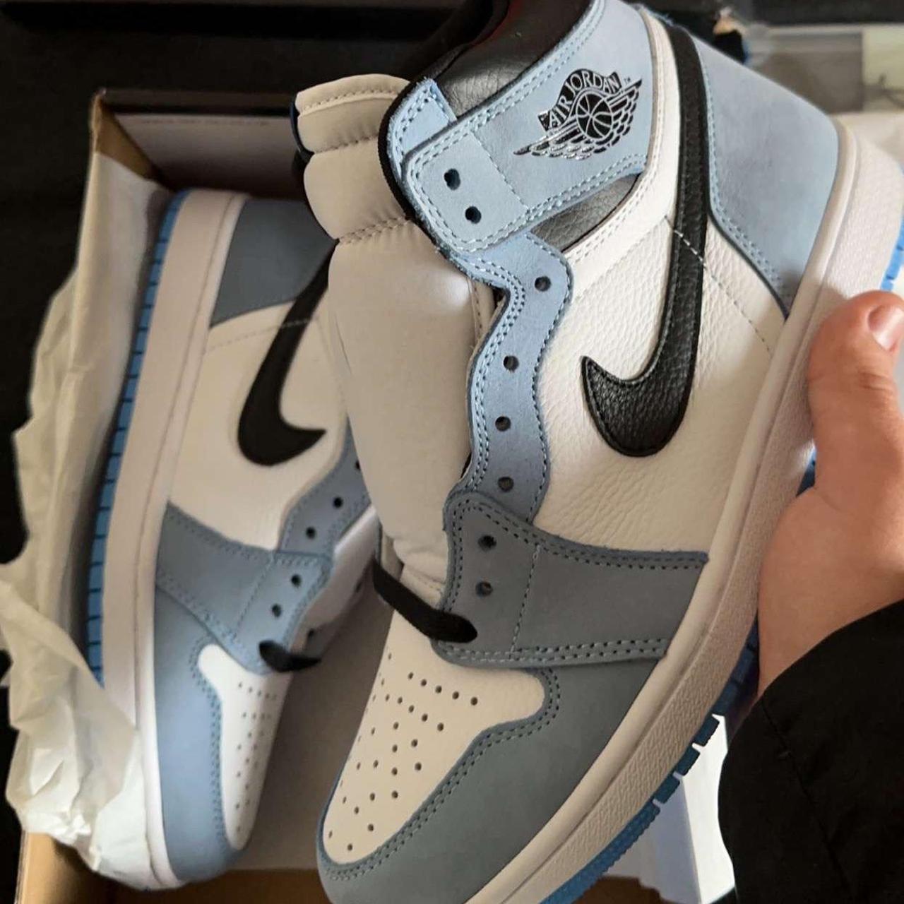 mens blue jordan shoes