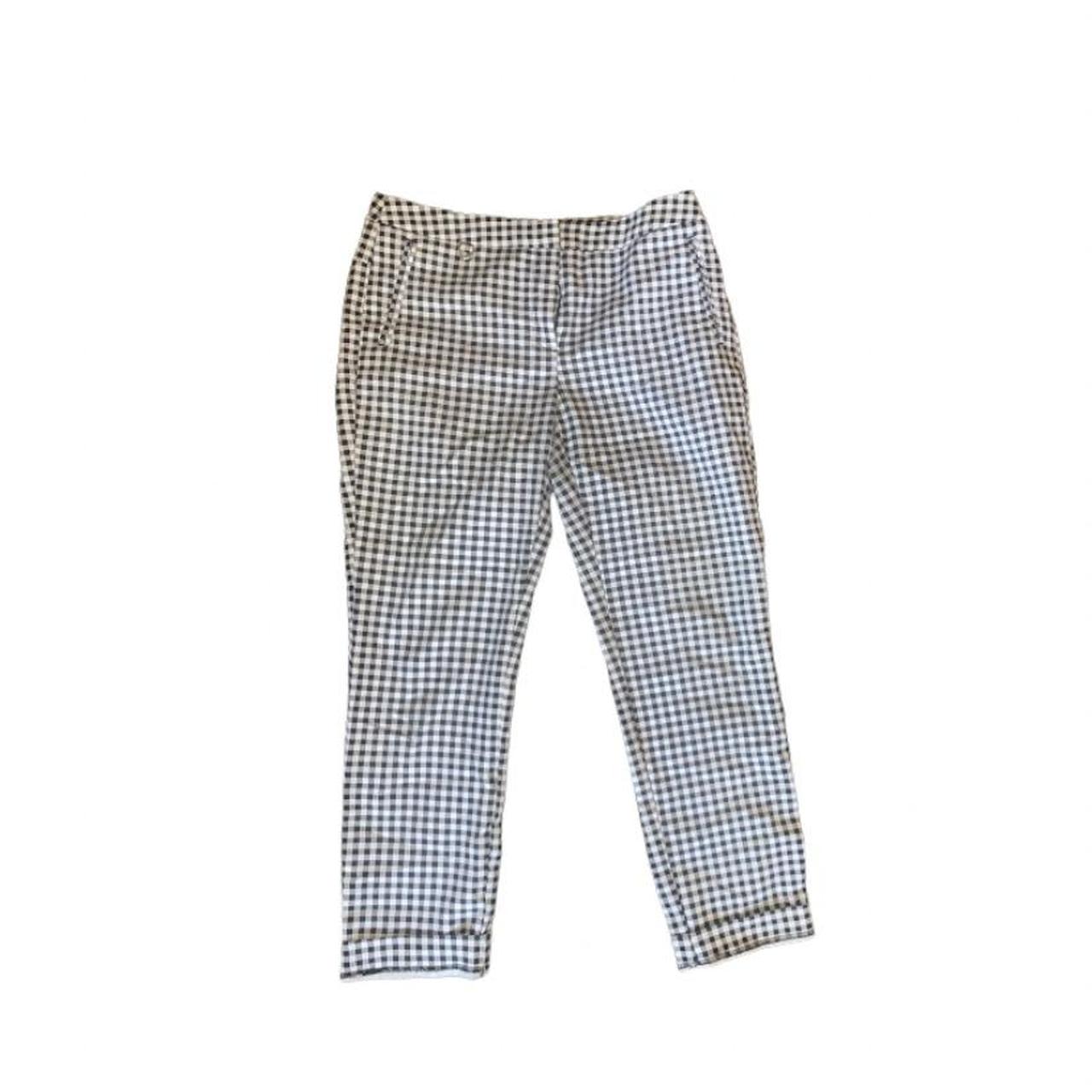 Adrianna Papell checkered pants Size 8 Depop