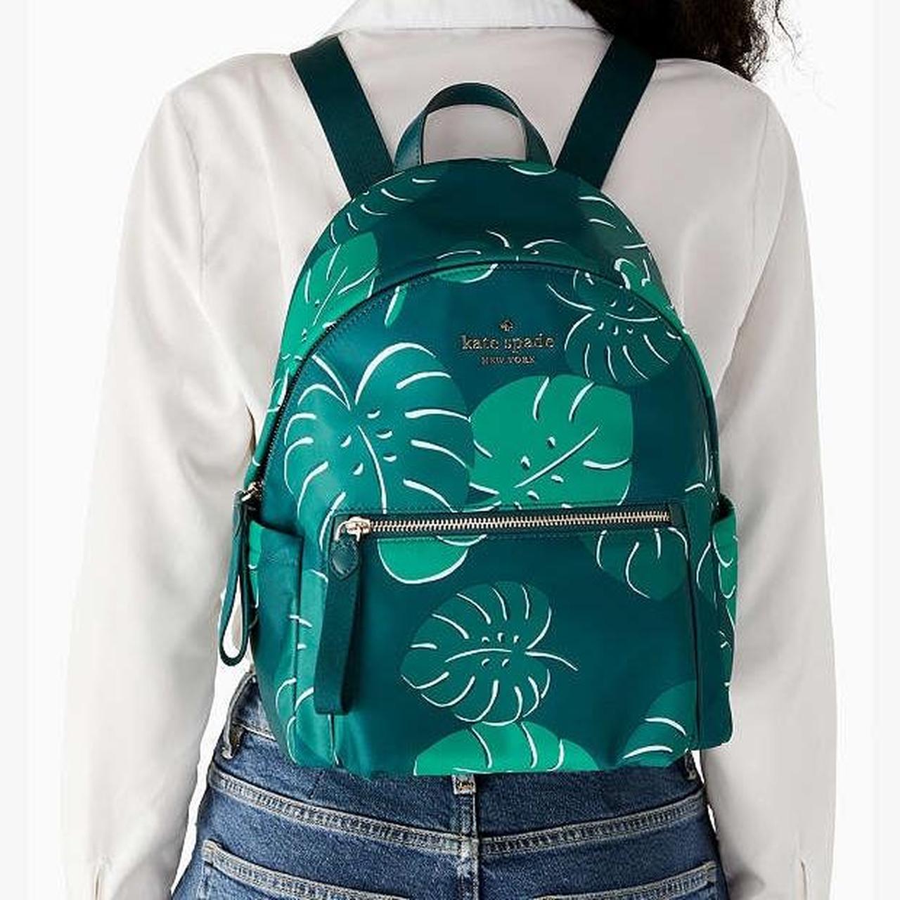 Kate good Spade Monstera Leaves Nylon Backpack