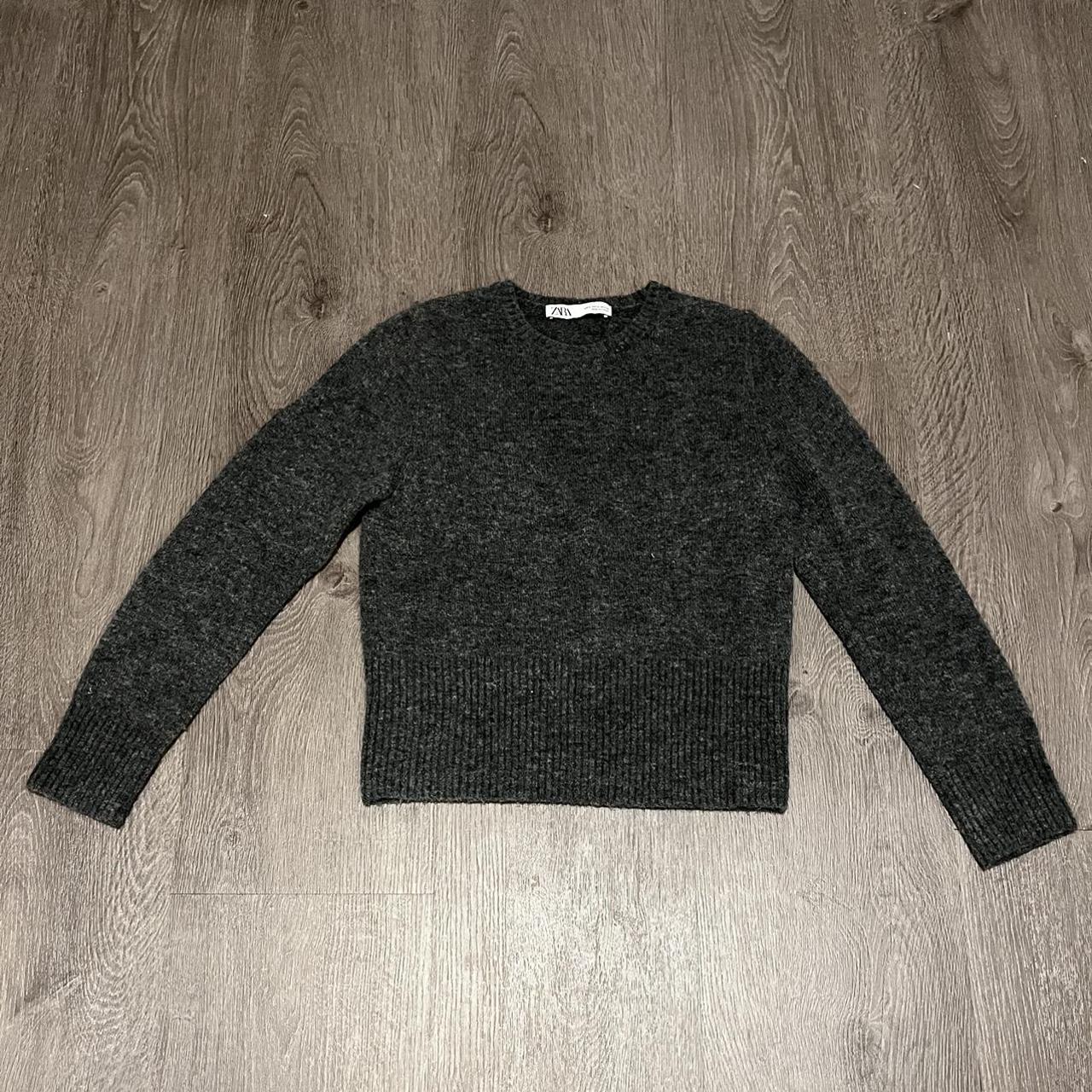 Zara Grey Sweater #greysweater #sweater #zara... - Depop