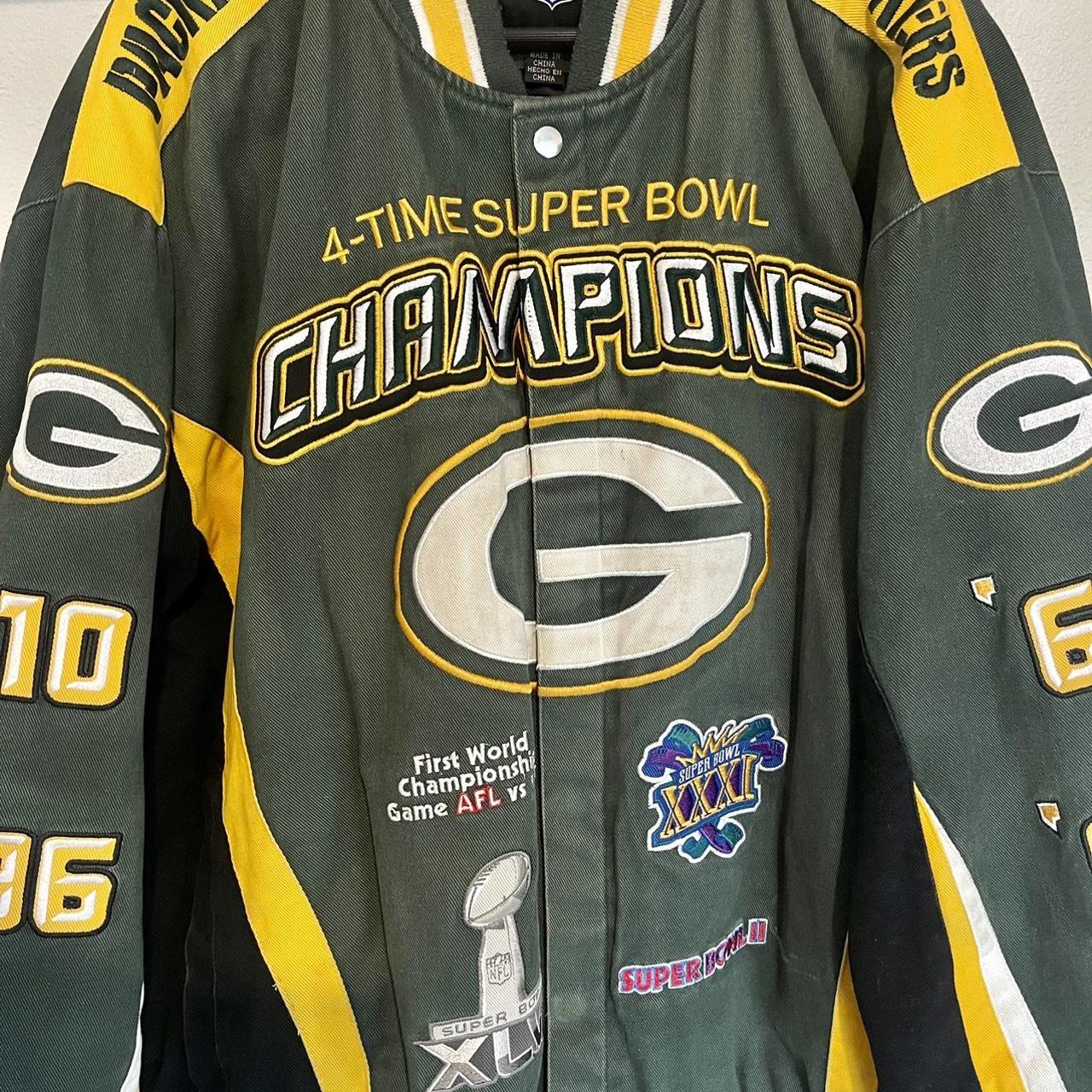 Green Bay Packers Jacket Size 3XL Please check - Depop