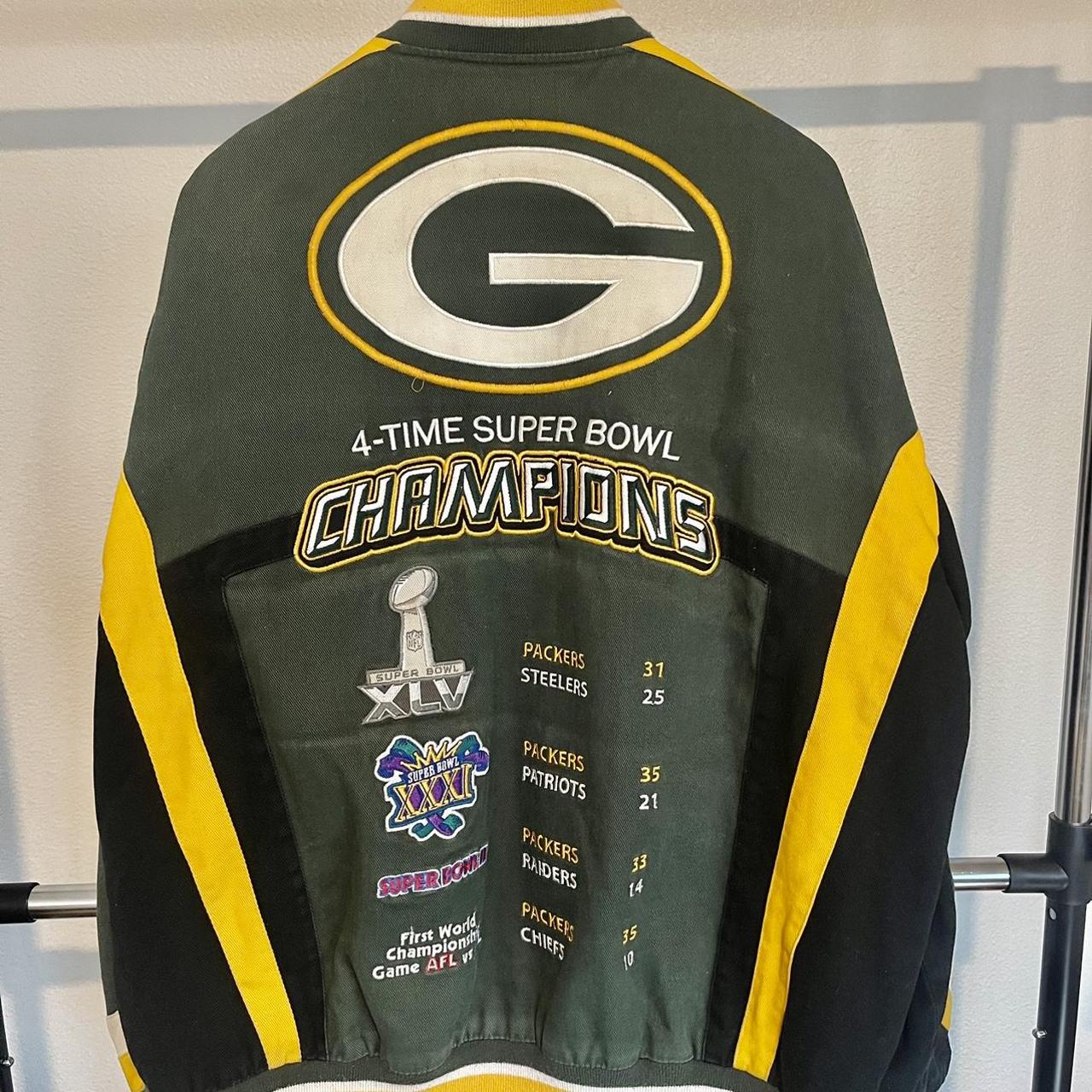 Green Bay Packers Jacket Size 3XL Please check - Depop