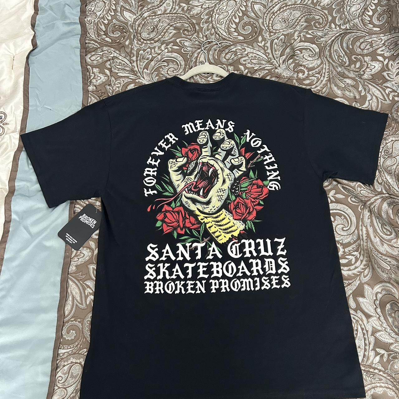 Broken Promises X Santa Cruz snake roses hand... - Depop