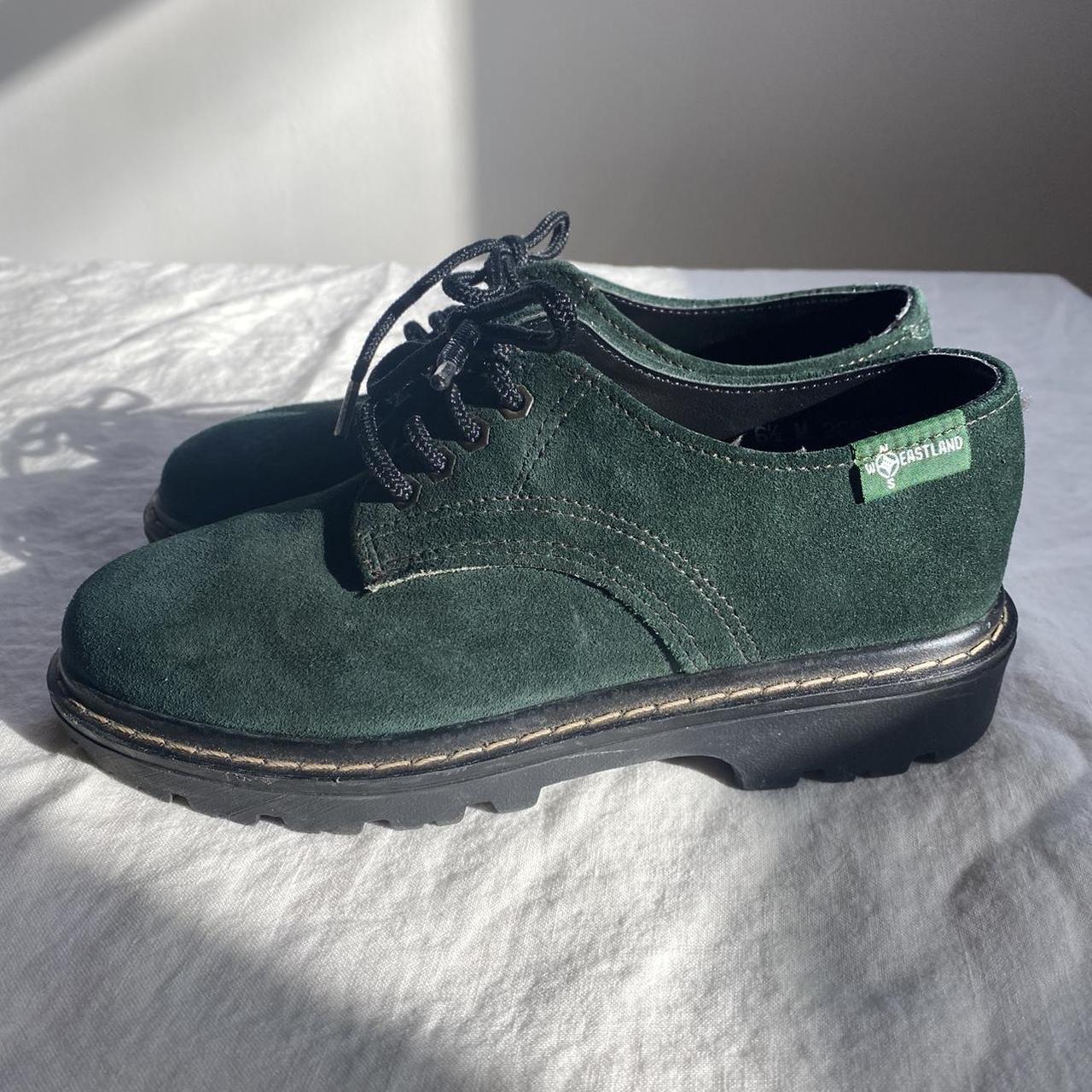 Eastland Women's Green and Black Oxfords (3)
