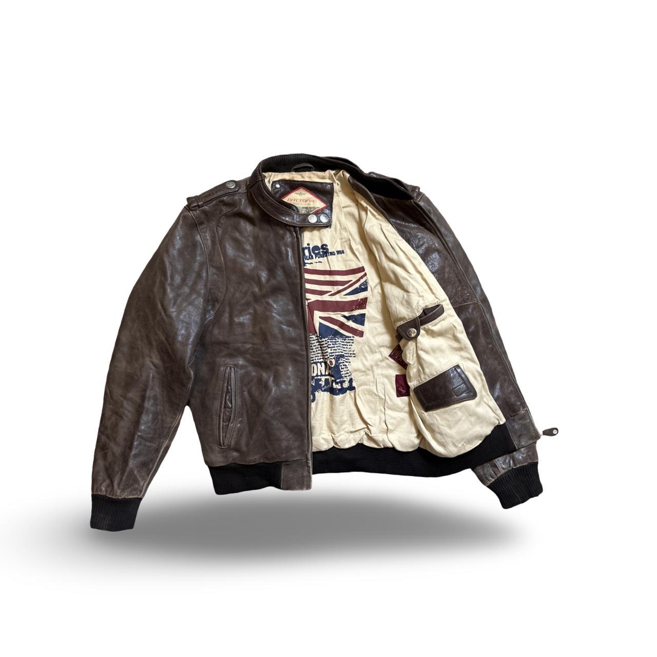 Vintage 80s Eddie Bauer Leather Flight Bomber Jacket | Depop