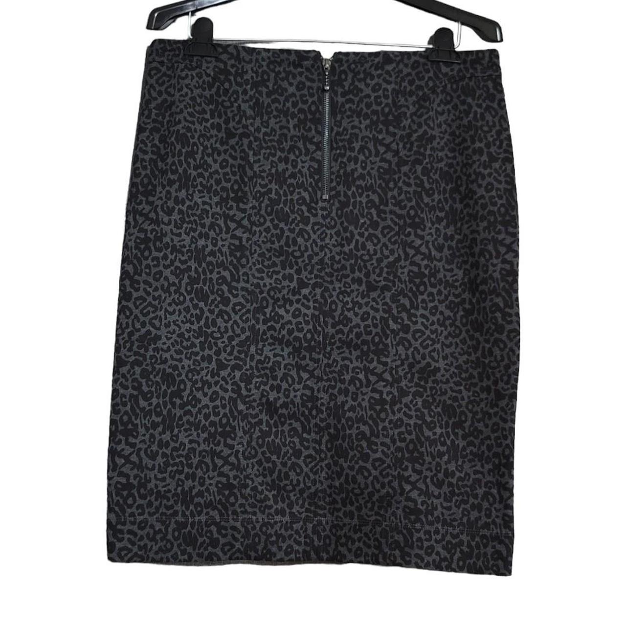 Alfani Petite Leopard Print Skirt 10P