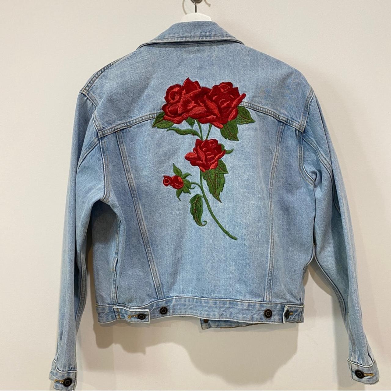 Denim rose jacket best sale