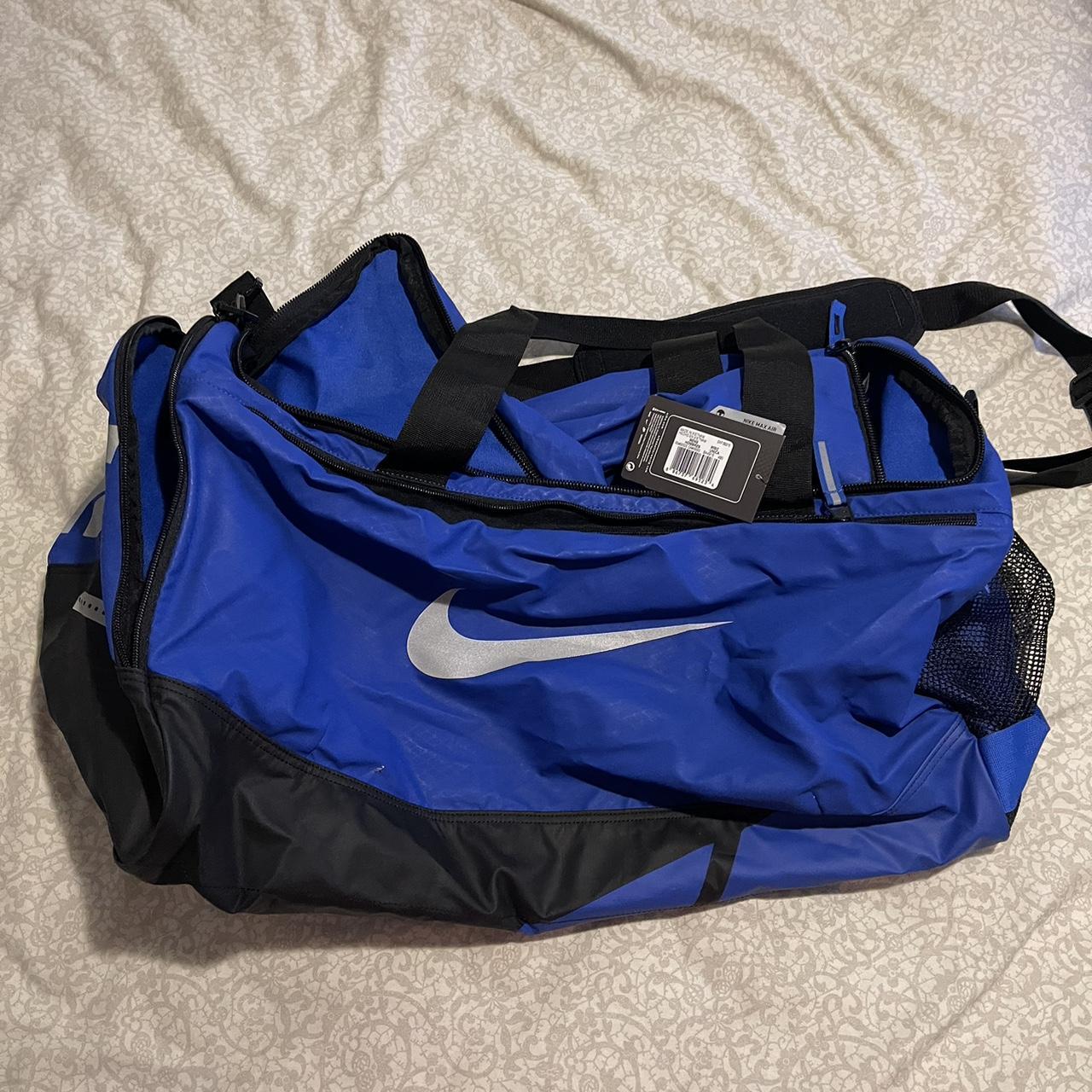 Duffel Nike Air Bag Black And Blue Nike Running Brasilia Duffle