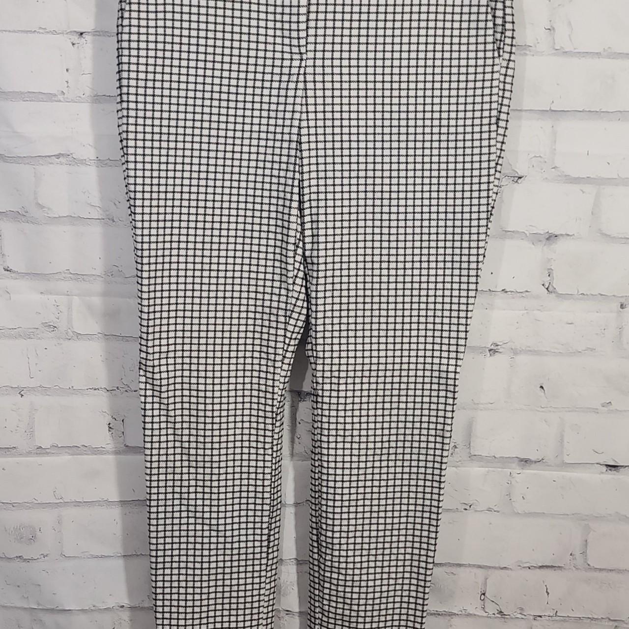 Rachel Zoe White/black Dress Pants, Sz 6. Waist... - Depop