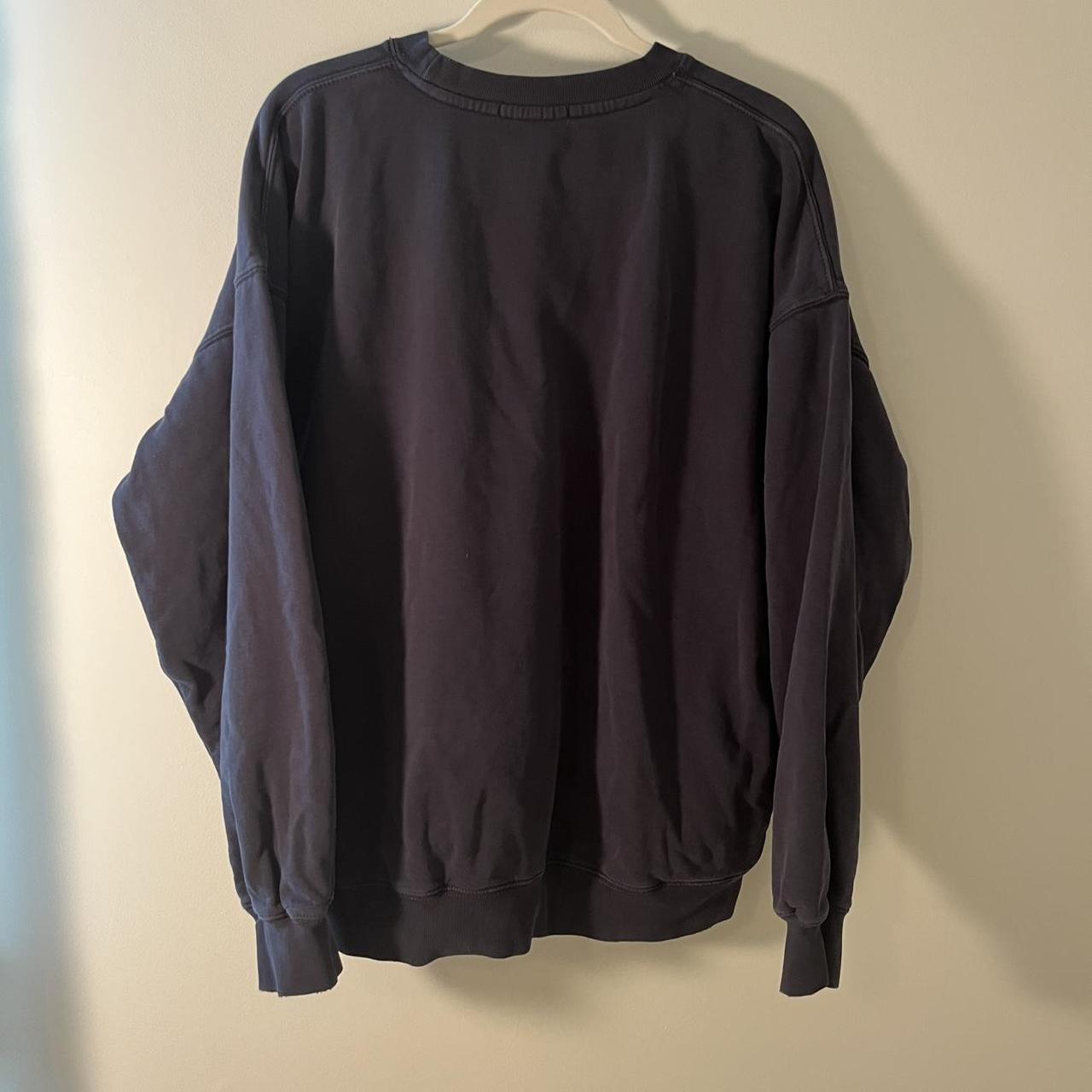 Brandy Melville Women's Sweatshirt Navy/Black One size