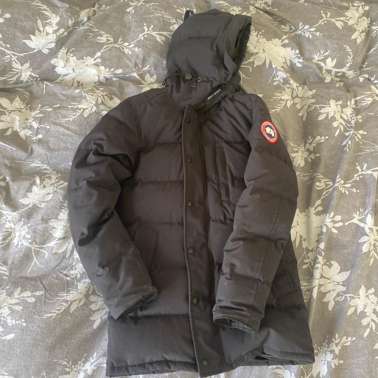 Navy Blue Canada Goose Coat Lightly used, still in... - Depop