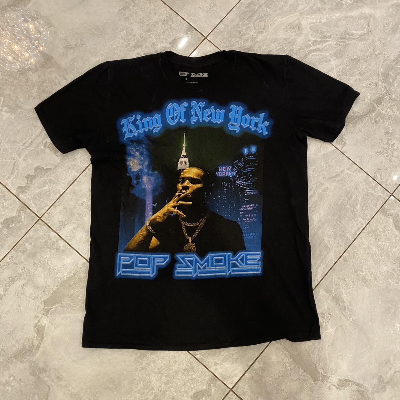 Pop Smoke Graphic Tee - RARE Size Small “King Of New... - Depop