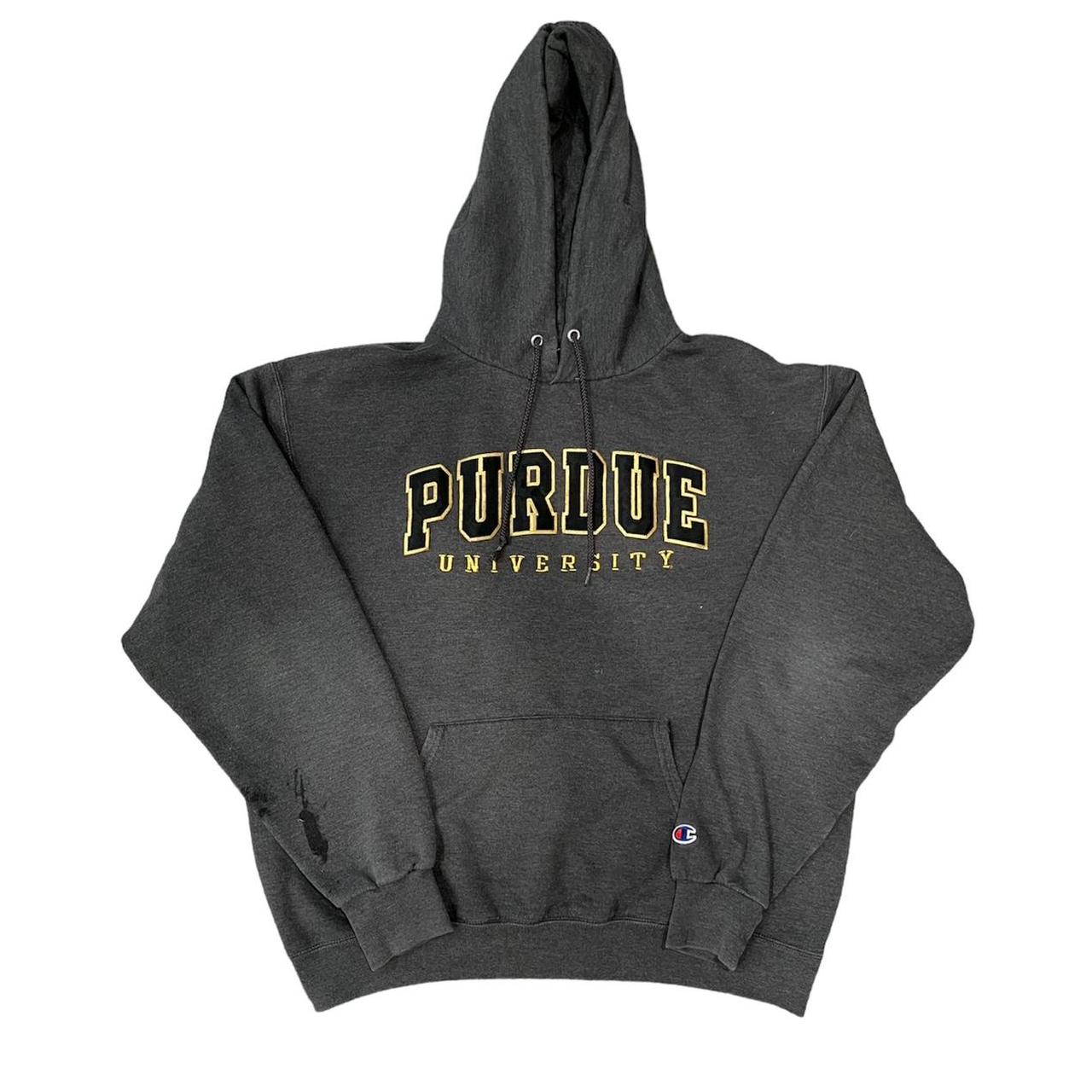 Vintage Champion Purdue hoodie no tag but measured Depop