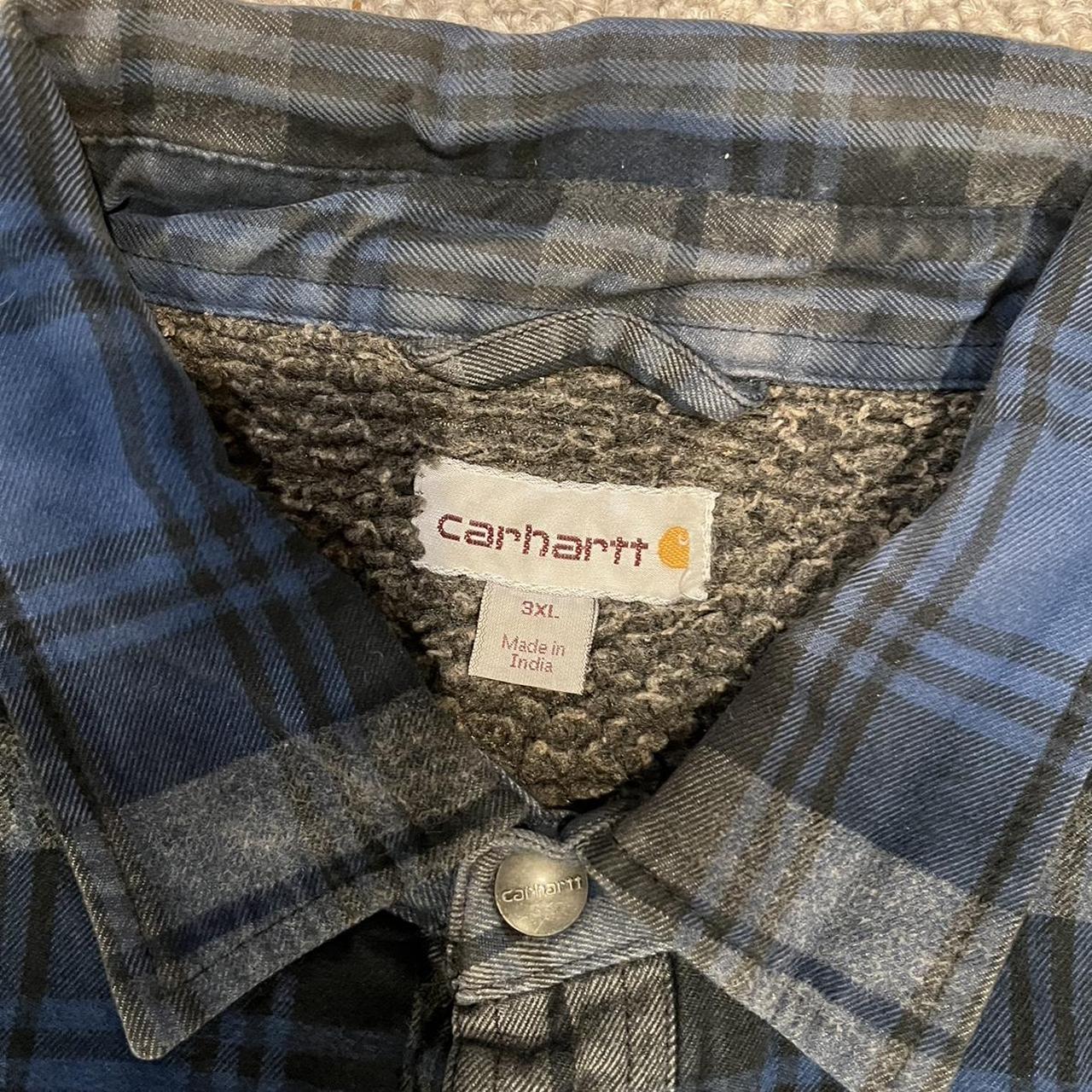 Carhartt hot sale jacket flannel