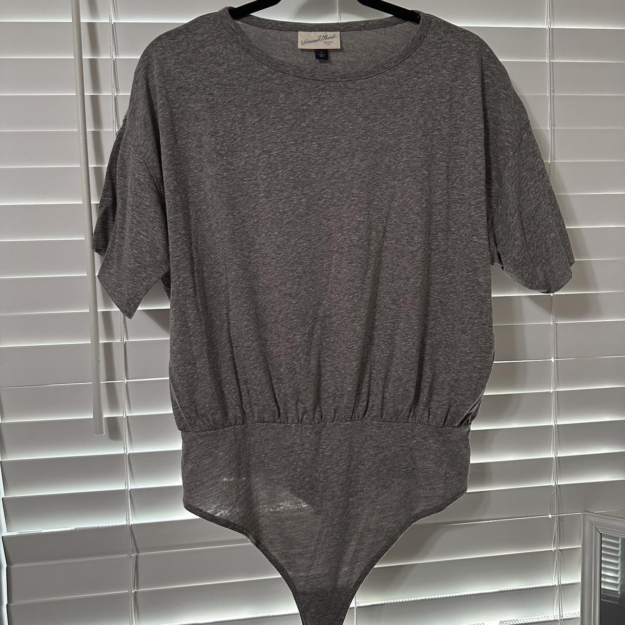 Universal Thread grey tshirt bodysuit Depop