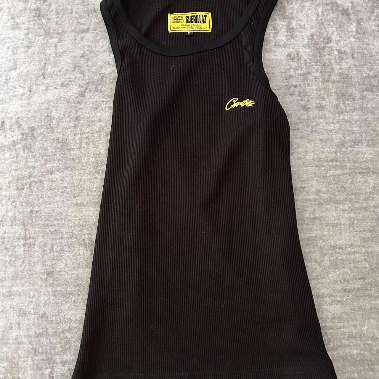 Black and yellow Crtz tank top Size m Comes with... - Depop